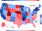 California Election Results Map Presidential Election Of 1992