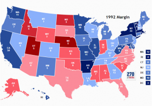 California Election Results Map Presidential Election Of 1992