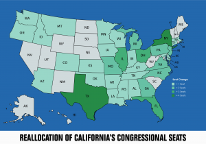 California Electoral Map Analysis Of the House Of Representatives and the Electoral College