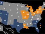 California Electoral Map Electoral Vote Changes Between United States Presidential Elections