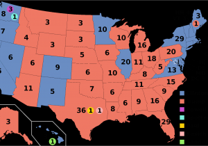 California Electoral Map Electoral Vote Changes Between United States Presidential Elections