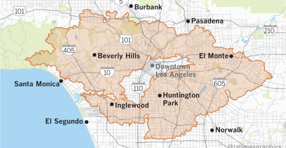 California Fire History Map Maps Show Thomas Fire is Larger Than Many U S Cities Los Angeles