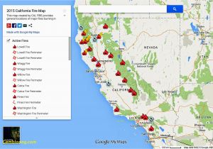 California Fire Locations Map Map Of Current California Wildfires Elegant California Zip Map