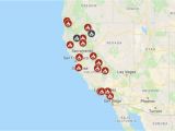 California Fire Locations Map Map See where Wildfires are Burning In California Nbc southern