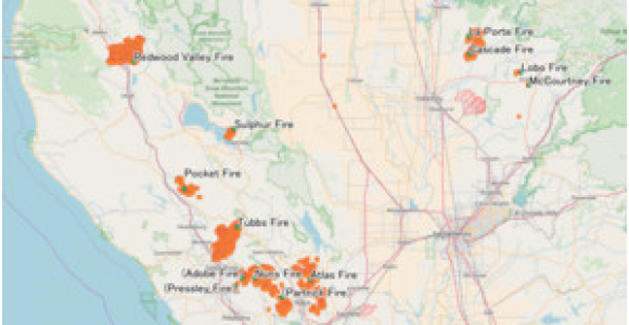 California Fire Map 2014 October 2017 northern California Wildfires Wikipedia