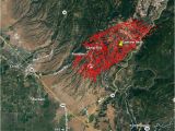 California Fire Smoke Map Wildfire Burns Into Paradise California forcing Evacuations