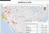 California Fires 2014 Map Wildfires In the United States Data Visualization by Ecowest org