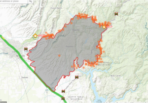California Fires Live Map Camp Fire Interactive Map Krcr