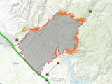 California Fires Update Map Camp Fire Interactive Map Krcr