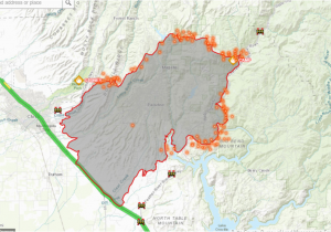 California Fires Update Map Camp Fire Interactive Map Krcr