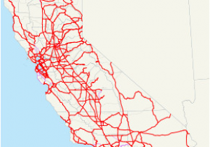 California Freeway Maps List Of Interstate Highways In California Wikipedia