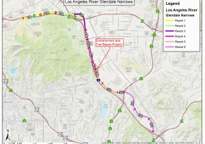 California Gis Maps Los Angeles California On A Map Outline Los Angeles River Active and