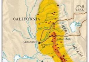 California Gold Claims Map 16 Best Gold Rush Images Gold Rush California History Bodie