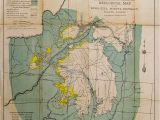 California Gold Claims Map Prints Old Rare Mining Antique Maps Prints