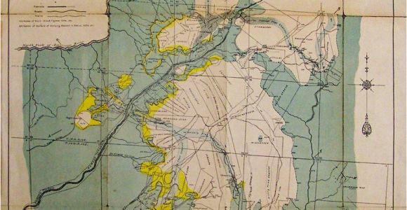 California Gold Claims Map Prints Old Rare Mining Antique Maps Prints
