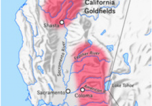 California Gold Mines Map California Gold Rush Wikipedia