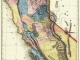 California Gold Rush Maps 1850 Mariposa County California Census Recent Map Of the California
