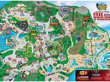 California Great America Map Park Map Six Flags Great America