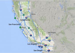 California Highway Map with Cities Maps Of California Created for Visitors and Travelers