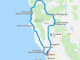 California Hwy 1 Map the Perfect northern California Road Trip Itinerary Travel