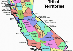 California Indian Tribe Map American Indians Manifest Destiny