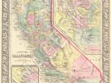 California Map society Vintage State Map California 1860 Gift Ideas Pinterest