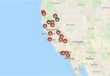 California Map with City Names Map See where Wildfires are Burning In California Nbc southern