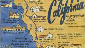 California Map with Missions Earlier This Year I Visited All 21 California Missions and Created