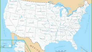 California Map with Rivers United States Map Rivers Save Map the United States with Lakes Valid