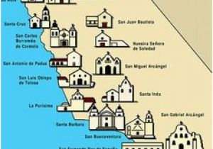 California Mission Trail Map 34 Best California Missions Images On Pinterest California