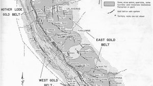 California Mother Lode Map Structural Geology Of Strike Slip