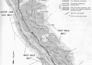 California Mother Lode Map Structural Geology Of Strike Slip