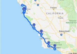 California Msa Map Central Coast Of California Google My Maps
