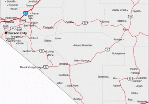 California Nevada Map with Cities Map Of Nevada Cities Nevada Road Map