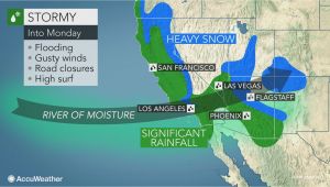 California Rainfall Map California to Face More Flooding Rain Burying Mountain Snow Into Monday