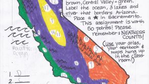 California Relief Map Project Recreation Bawolski Life Times