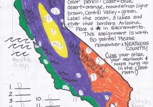 California Relief Map Project Recreation Bawolski Life Times