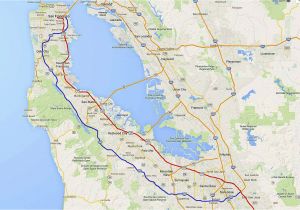 California Rest area Map California Highway 101 La to San Francisco Road Trip