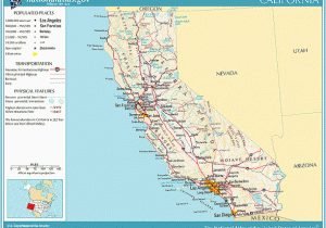 California Road Map Pdf Printable Maps Reference