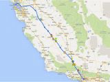 California Road System Maps Driving From La to San Francisco On I 5 Highway