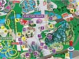 California S Great America Map Park Map Six Flags Great America