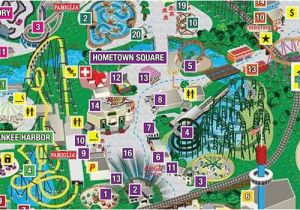 California S Great America Map Park Map Six Flags Great America