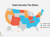 California Sales Tax Map A List Of State Income Tax Rates