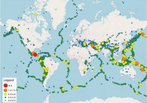 California Seismic Activity Map southern California Earthquake Map Massivegroove Com