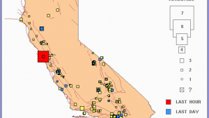 California Seismic Activity Map Usgs Earthquake Map California Inspirational Canada Earthquake Map S