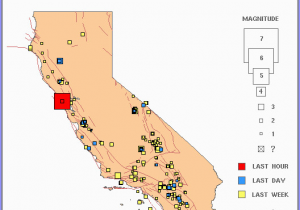 California Seismic Activity Map Usgs Earthquake Map California Inspirational Canada Earthquake Map S