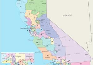 California Senate District Map United States Congressional Delegations From California Wikipedia
