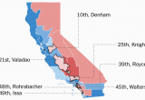California State Split Map Seven Republican Districts In California Favored Clinton Can