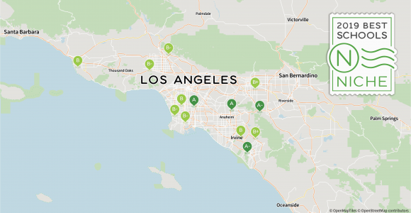 California State University Los Angeles Map 2019 Best Private High Schools In the Los Angeles area Niche