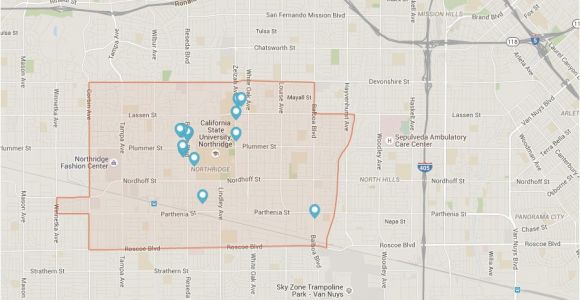 California State University northridge Map Los Angeles Air Quality Map New Living In northridge La Jewel Of the